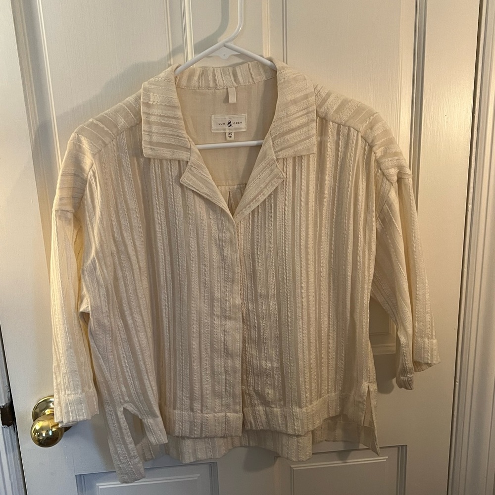Lou & Grey Short Sleeve Button Up